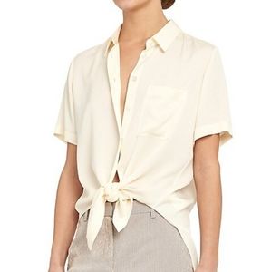 Theory silk shirt